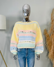 Load image into Gallery viewer, Multicolour knitted jumper
