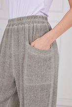 Load image into Gallery viewer, Sugarbabe stonewashed linen barrel leg trouser
