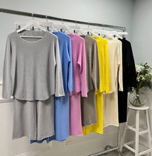 Load image into Gallery viewer, Soft knit round neck loungewear
