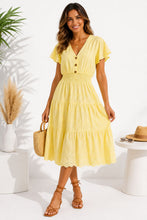 Load image into Gallery viewer, Broderie anglaise tiered dress

