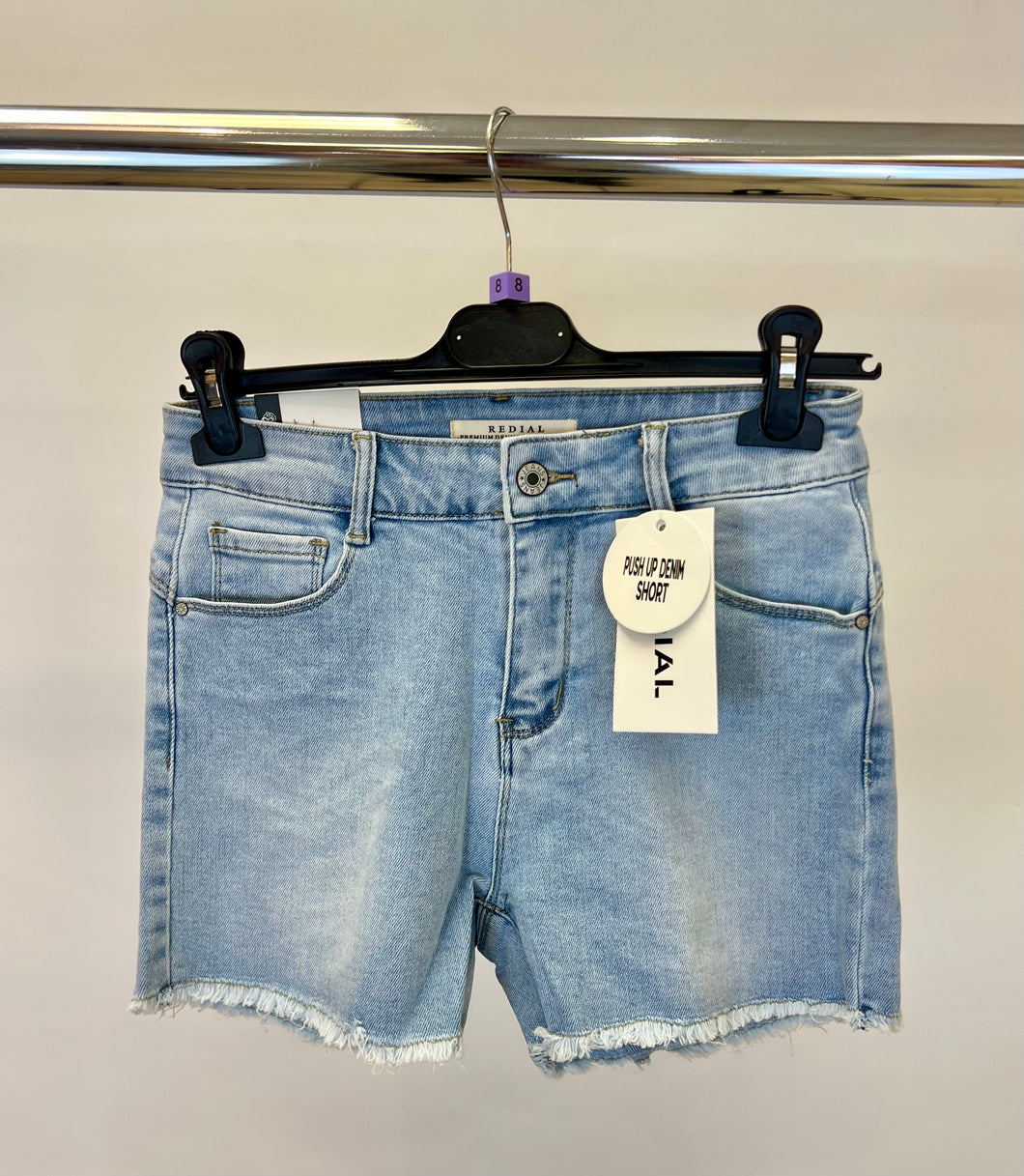 Redial denim shorts