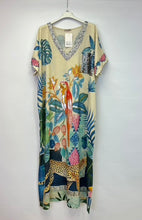 Load image into Gallery viewer, Parrot sequin v-neck dress
