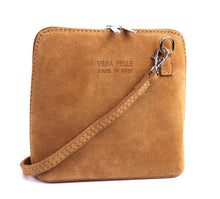 Load image into Gallery viewer, Suede and leather mini crossbody
