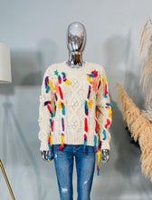 Load image into Gallery viewer, Rope detail knitted jumper
