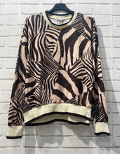 Load image into Gallery viewer, Abstract zebra sweatshirt
