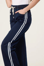 Load image into Gallery viewer, QED side stripe denim trousers
