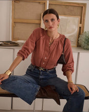 Load image into Gallery viewer, InApril 1986 crochet detail shirt
