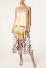 Load image into Gallery viewer, Satin landscape dress
