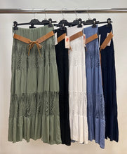 Load image into Gallery viewer, Tiered crochet skirt
