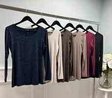 Load image into Gallery viewer, Sparkly double lined top
