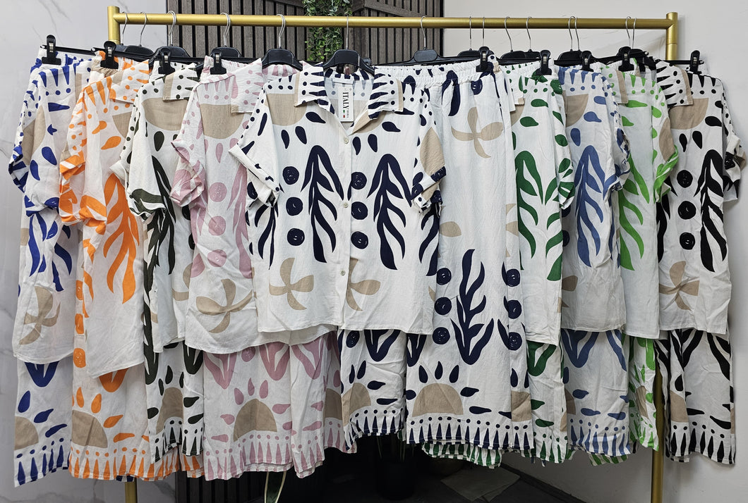 Abstract print co-ord set