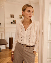 Load image into Gallery viewer, InApril 1986 cotton broderie anglaise shirt
