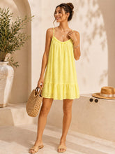 Load image into Gallery viewer, Broderie anglaise strap mini dress
