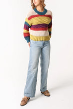 Load image into Gallery viewer, Multicolour stripe knit jumper
