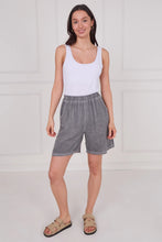 Load image into Gallery viewer, Sugarbabe stonewashed linen shorts
