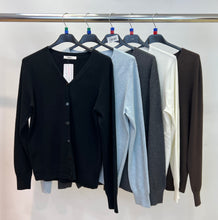 Load image into Gallery viewer, Soft knit button cardigan

