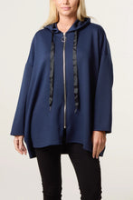 Load image into Gallery viewer, Plain oversized zip hoody
