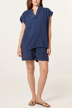 Load image into Gallery viewer, Cheesecloth cotton short set

