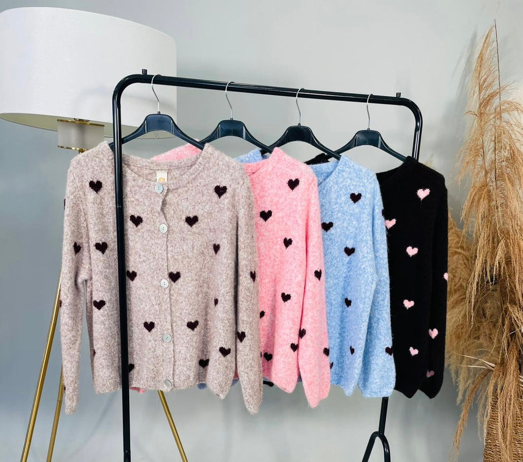 Heart cardigan