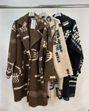 Load image into Gallery viewer, Wool blend printed coat
