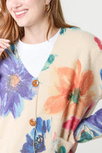 Load image into Gallery viewer, Soft knit flower cardigan
