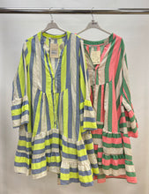 Load image into Gallery viewer, Cotton stripe tunic

