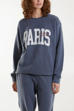Load image into Gallery viewer, Paris stonewashed sweatshirt
