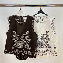 Load image into Gallery viewer, Embroidered short set
