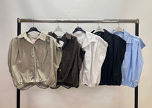 Load image into Gallery viewer, Poplin cotton short sleeve shirt
