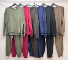 Load image into Gallery viewer, Plain cotton tracksuit
