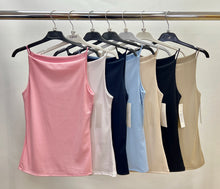 Load image into Gallery viewer, Ribbed strap vest top
