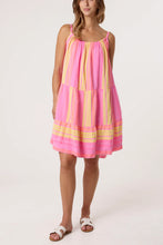 Load image into Gallery viewer, Aztec strap cotton dress
