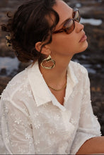 Load image into Gallery viewer, InApril1986 cotton embroidered shirt
