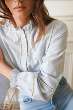 Load image into Gallery viewer, InApril 1986 pinstripe shirt
