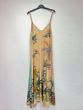 Load image into Gallery viewer, Palm tree lurex strap dress
