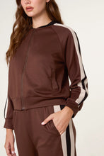 Load image into Gallery viewer, Stripe bomber jacket tracksuit
