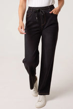 Load image into Gallery viewer, QED black denim trouser
