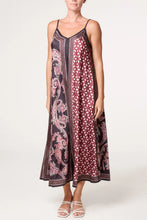 Load image into Gallery viewer, Satin printed strap dress
