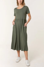 Load image into Gallery viewer, Plain jersey midi dress
