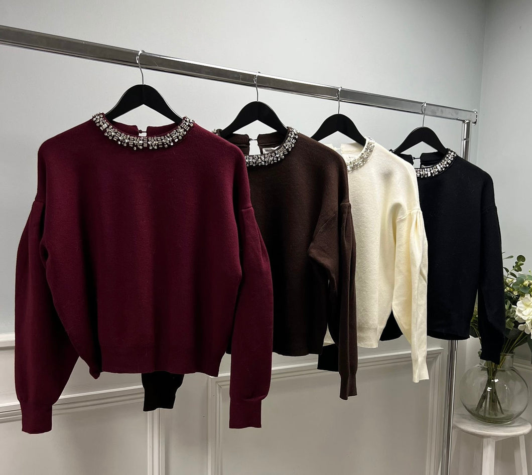 Premium embellished jumper