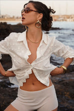 Load image into Gallery viewer, InApril1986 cotton embroidered shirt
