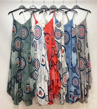 Load image into Gallery viewer, Circle flower handkerchief dress
