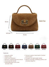 Load image into Gallery viewer, Suede mini crossbody bag
