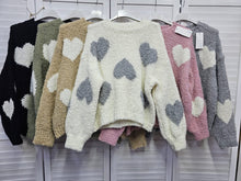 Load image into Gallery viewer, Heart boucle jumper
