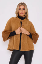 Load image into Gallery viewer, Faux sleeve coat
