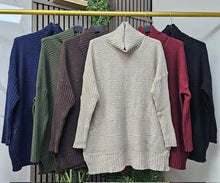 Load image into Gallery viewer, Roll neck oversized jumper
