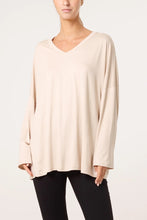 Load image into Gallery viewer, Plain v-neck jersey top
