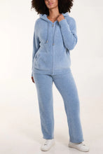 Load image into Gallery viewer, Fluffy zip loungewear set
