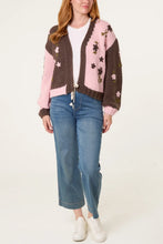 Load image into Gallery viewer, Flower crochet cardigan
