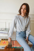Load image into Gallery viewer, InApril 1986 pinstripe shirt
